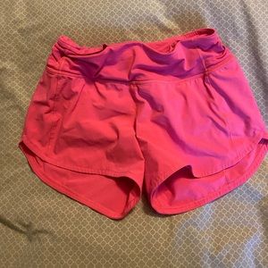 Highlight Pink Lululemon Speed Up Shorts